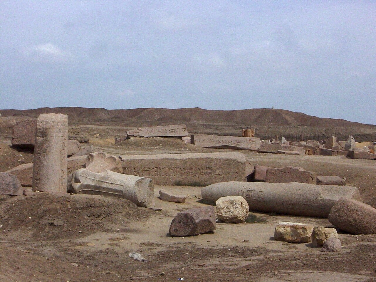 Ruins of Tanis in the eastern Delta